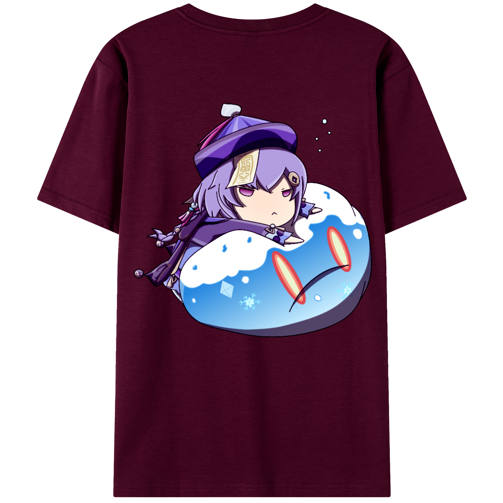 げんし神 七七 なな  genshin Nana レディース半袖Tシャツ(バックプリント)